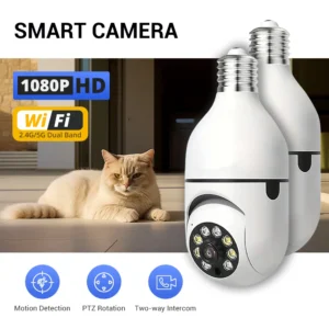 Ease Life 360° WiFi Light Bulb Security Camera (E27, Outdoor) 📷💡