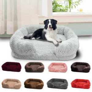 Orthopedic Dog Bed for Large Dogs – Removable Plush Cover